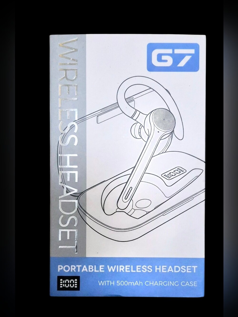 G7 Portable Wireless Headset in White NIB